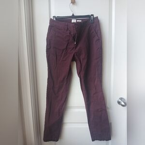 a new day Women's Burgundy Chinos Size 6